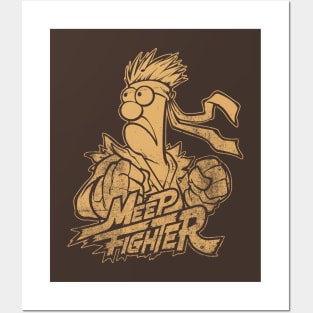 Beaker Meep Brown Posters and Art